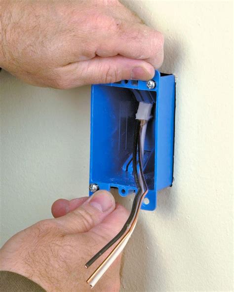 install electric junction box|installing junction box in wall.